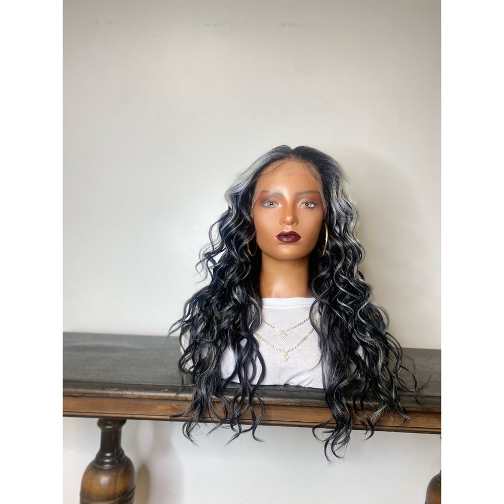 JEWEL| LONG 13 X 6 DEEP WAVE LACE FRONT WIG